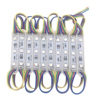 Colle dégoulinant 12v étanche 3 leds pour signalisation rgb smd led module 5050