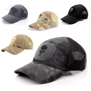 Camuflagem Baseball Cap Bordado Sunscreen Hat Classic Outdoor Sports Tactical Combat Caps para homens e mulheres