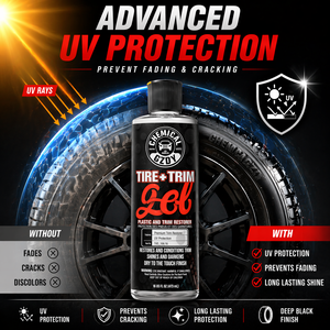 Gel Restaurador Profesional para Molduras de Neumáticos, Brillo Negro Intenso, para Plástico, Goma, Vinilo, Resistente a los Rayos UV, para Molduras Exteriores - Product Image 4