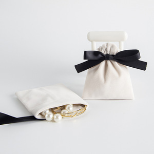 Bolsa de Terciopelo con Cordón y Logotipo Personalizado, Bolsa de Almacenamiento para Accesorios, Joyería Pequeña, Cosméticos, Gafas, Perfume, Regalo - Product Image 3