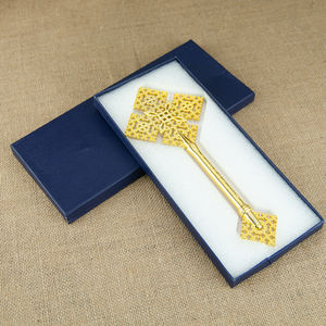 Orthodoxes Kreuz Jesus Religiöses Kreuz Christentum Religion Geschenk Kleines Handkreuz Vergoldet für Kirchengebet - Product Image 3