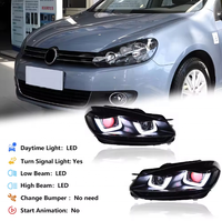 Feux avant LED dynamiques séquentiels super lumineux CREULI Golf MK6 2009-2012 Projecteur DRL Prix d'usine