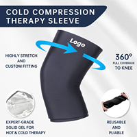 Manchon de compression pour genou et coude avec gel froid/chaud, support réutilisable pour le tennis et le badminton