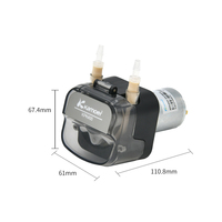 Pompe péristaltique Kamoer KPK400 260-400 ml/min 12V 24V à 3 rouleaux, nouveau style, avec ou sans balais