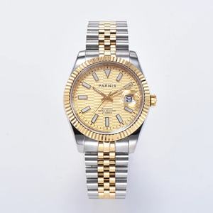 Nuevo Reloj de Pulsera para Hombre <span class=keywords><strong>Parnis</strong></span> de 39.5mm, Acero Inoxidable, Calendario, Movimiento Mecánico Automático Miyota 8215 - Product Image 2