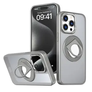 Qualité d'origine pour le téléphone 13 14 15 Pro Max anneau magnétique housse de téléphone en silicone transparent sans fil