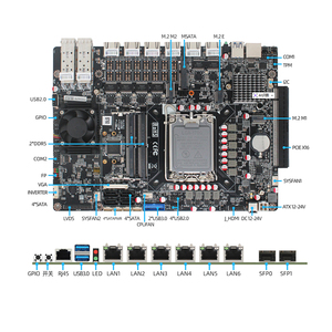 Nouvelle carte mère ITX Aiostar pour la sécurité réseau, compatible processeurs Intel de 12e, 13e et 14e génération, DDR5 double canal 64 Go, SATA, pour la sécurité d'entreprise - Product Image 5