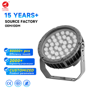 18W IP65 Waterproof RGB <b>LED</b> <b>Tree</b> Uplight Graphene Seven Color Internal Control Ground Stake Outdoor Landscape Spotlight For Gard - Product Image 1