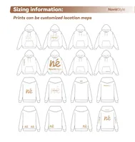 Sweat à capuche zippé personnalisé avec logo, 100 % polyester, coupe ample, pour homme, avec impression numérique – Vente en gros pour l'automne
