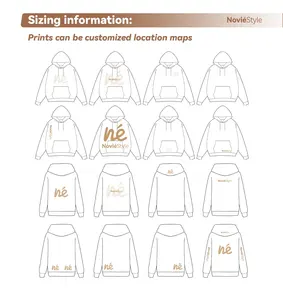 LOGO personalizzato all'ingrosso Full Face Zip up Blank maglione giacca cappotto da uomo Full Zip up felpa con cappuccio da uomo - Product Image 6