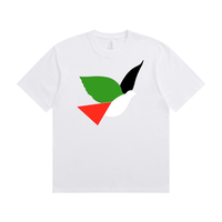 Stand With the People of Palestine T-shirt personnalisé 230GSM Heavyweight Cotton Blank DTG Print Wholesale Tee T-shirt pour hommes