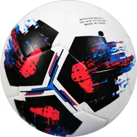 Ballon de football cousu et personnalisé, ballon de football en pvc de taille 5, vente directe d'usine, promotion