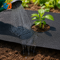 Toile de paillage noire tissée perméable pour jardin, verger, ferme, pépinière et projets paysagers