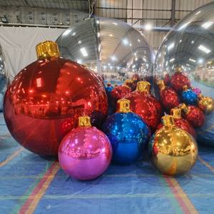 <span class=keywords><strong>Linterna</strong></span> de decoración navideña, Bola de Navidad inflable, bolas grandes y brillantes, globo colgante de Navidad inflable rojo/Blanco/azul/<span class=keywords><strong>verde</strong></span> - Product Image 5