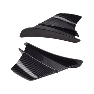 Alerones Laterales para Motocicleta, Alerones con Patrón de Fibra de Carbono, Deflectores de Aire, Piezas Universales para Carenado - Product Image 1