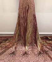 Robe de mariée Faransawi très vendue, haute qualité, 100% soie, tissu Dirac Somali, imprimé multicolore, pierres de cristal tissées, taille moyenne