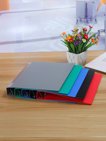 Classeur à anneaux en cuir A4 A6 A7 personnalisé classeur budget pour la couverture de carnet de notes