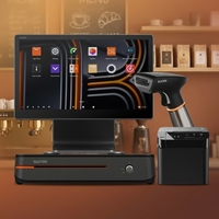 Tablette tactile Android 14 SUNMI D3 avec paiement sans contact, basée sur le cloud, écran tactile de 15,6 pouces, 4 Go de RAM, 64 Go de stockage, machine POS