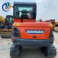 Excavatrice hydraulique compacte d'occasion Doosan DX60, moteur d'origine, à vendre