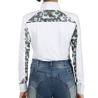 Vêtements d'équitation pour femmes, sous-vêtements de haute qualité, hauts personnalisés pour la course hippique, nouvelle mode, t-shirts à manches longues