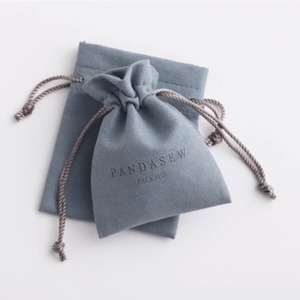 Custom Luxury Drawstring Velvet <b>Envelope</b> Necklace Watch Jewelry <b>Gifts</b> Packaging Bag Microfiber Velvet Jewellery Pouch with logo - Product Image 1