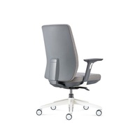Chaise de bureau exécutive moderne en maille avec appui-tête et accoudoirs réglables, pivotante à 360°, base en acier réglable en hauteur, pour la maison ou le bureau