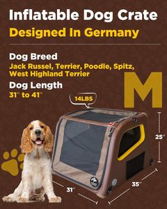 HOT SALE Lightweight 31"Lx35"Wx25"H Customized Special Hatchback <b>Car</b> &Home Dog Box Foldable <b>Inflatable</b> Travel Dogbox T-M Collaps - Product Image 2
