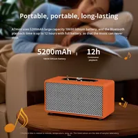 Subwoofer domestique rétro 5.3 pour 5.3 Aux 60W, haute qualité sonore, volume élevé, son stéréo sans fil surround extérieur