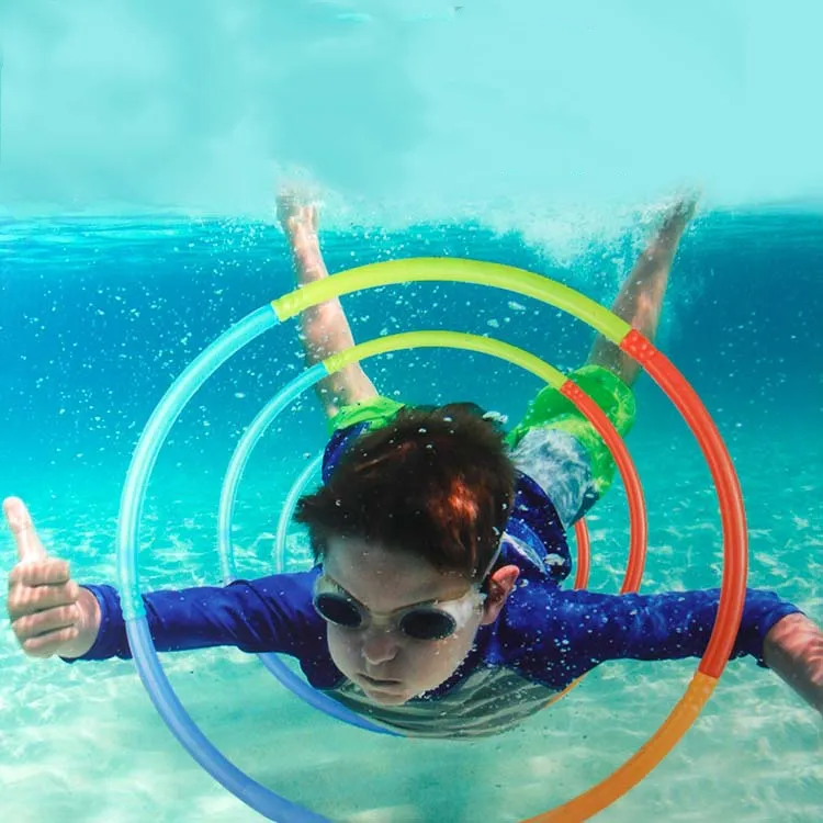 إضاءة تحت الماء بحمامات السباحة الغوص خواتم لعب للأطفال التدريب الغوص الدوائر اللعب لتعلم السباحة الغوص