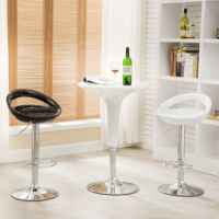 Base de table haute en métal moderne, réglable en hauteur, durable, imperméable et adaptée aux bars à domicile, discothèques, taverne