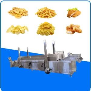 KLS commercial electrical fryer machine customized automatic fries fryer snack machines