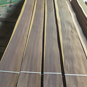 Natural Wood Veneer Without Cracks A+ Grade Rift Cut <strong>Circle</strong> Smoked Red <strong>Oak</strong> Veneer - Product Image 4