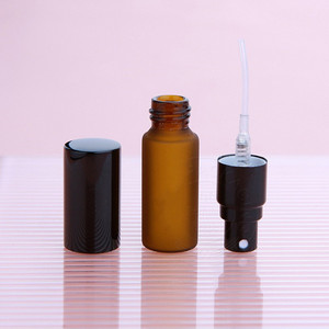 Custom Logo Small Frosted Amber Glass <b>Mist</b> Spray Perfume <b>Bottle</b> 5ml 10ml <b>Mist</b> Atomizer Premium Perfume Glass <b>Bottle</b> Supplier - Product Image 6