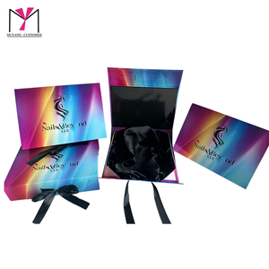 Custom logo Fancy Luxury Colorful Boutique <b>Gift</b> <b>Box</b> with Lining for Hair Wigs - Product Image 3