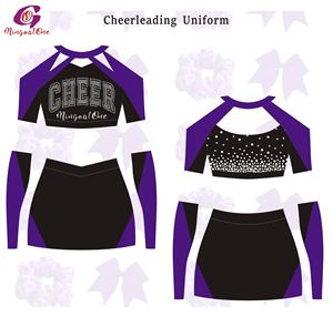 سعر المصنع للنساء الشابات تلميذة أحدث أزياء المشجعات أزياء البهجة زي الرقص زي فريق الهتاف - Product Image 5