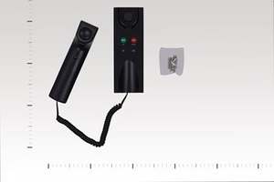 Kone KCE 전화 KM51621859G01 KM51621859G02 KM51621859G03 KM51621859G04 05 31 32 호텔용 블랙 워키토키 피트 폰 - Product Image 3