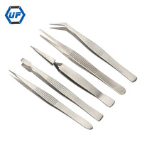 Ensemble de pincettes électroniques en acier inoxydable 5 en 1, antidérapantes, antistatiques, outil de montage et de réparation DIY pour la réparation de téléphones portables et d'ordinateurs portables