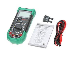 Testeur de transistors HFE MS8261 avec rétroéclairage LCD, mesure de tension, courant, résistance, capacité, multimètre 3,5 chiffres - Product Image 5