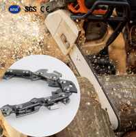 Chaîne de scie à maillons d'entraînement de qualité supérieure 68CrNiMo 3/8 Pitch E Series Saw Machine Chaînes de scie à chaîne pour l'élagage de vergers à usage intensif
