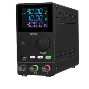 KUAIQU-fuente de alimentación CC programable de alta tensión, SPPS-A3010D, 30V, 10A, fuente de alimentación CC regulada Variable, puerto de carga rápida USB