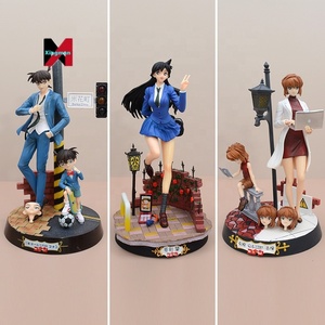 25-27cm Anime Detective Conan Mouri <span class=keywords><strong>Ran</strong></span> figura PVC modelo estatua ordenador ornamento muñeca juguete escritorio decoración regalos Anime - Product Image 1