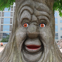 Arbre animatronique interactif parlant avec mouvements et sons réalistes - Attraction de parc d'aventure intérieur