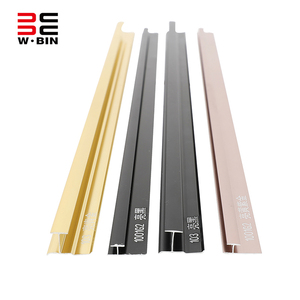 Wangbin Hot Bán nhôm Dải hợp kim được sử dụng để trang trí UV tấm đá cẩm thạch WPC Panel tường cạnh TRIM - Product Image 2