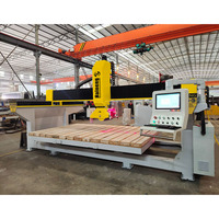 Machine de découpe de pierre automatique à 4 axes sur mesure, scie à pont CNC pour granit, marbre, quartz, fabrication chinoise