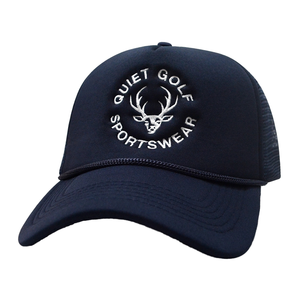 Gorra Trucker de Alta Calidad con Logotipo Bordado de 6 Paneles y Patrón de Letras, Gorras de Béisbol Deportivas con Malla Trasera y Efecto Desgastado, Venta al Por Mayor - Product Image 1