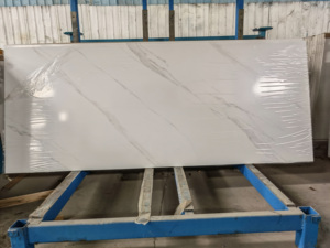 Baldosa de Gran Formato Gloria Blanca, <span class=keywords><strong>Piedra</strong></span> Sinterizada, Losa Grande, Encimera de Cocina, Placa de Cerámica, <span class=keywords><strong>Pizarra</strong></span> de Roca, Baldosa de Pared Delgada de 6 mm, 800*2000 mm - Product Image 4