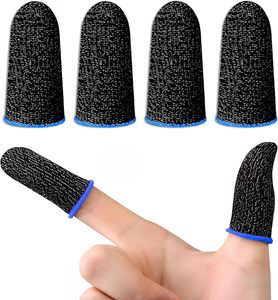 Wholesale Hot Style Fiber Finger Cuff Fibroid Mobile <b>Game</b> Touch Screen Breathable Anti-Sweat Walking PUBG <b>Game</b> Finger Sleeves - Product Image 3