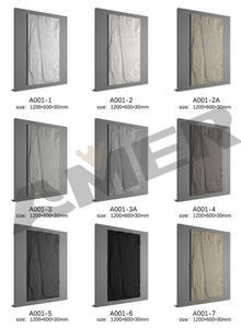 Rongke usine 1200*600mm 3d pas cher récupéré vieille <span class=keywords><strong>brique</strong></span> Antique rouge feu briques d'argile pour la Construction murs panneau mural en polyuréthane - Product Image 3