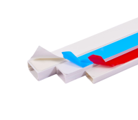 Goulotte blanche de toutes les tailles Goulotte de câbles en PVC ignifuge 60x40 40x25 39x19 Conduit de câblage en plastique carré solide