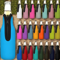 Housses isothermes en néoprène pour bouteilles de bière standard à col long de 12 oz, logo personnalisé, cadeaux de bienvenue, design créatif